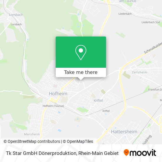 Tk Star GmbH Dönerproduktion map