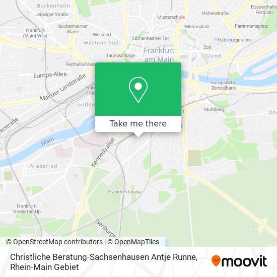 Christliche Beratung-Sachsenhausen Antje Runne map