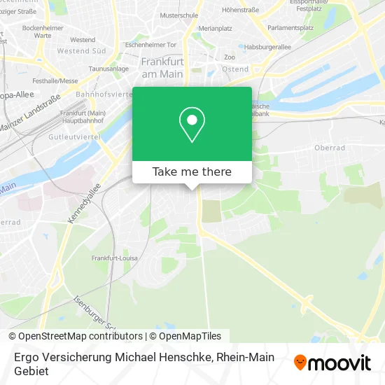 Карта Ergo Versicherung Michael Henschke