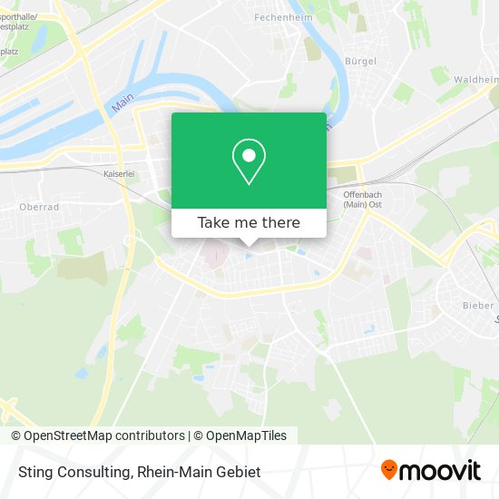 Sting Consulting map