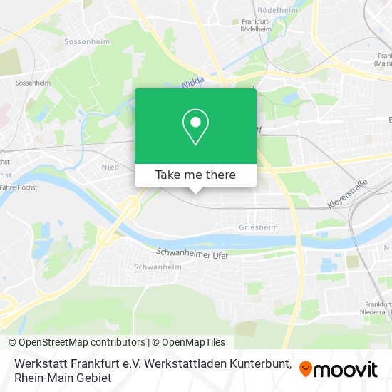 Werkstatt Frankfurt e.V. Werkstattladen Kunterbunt map