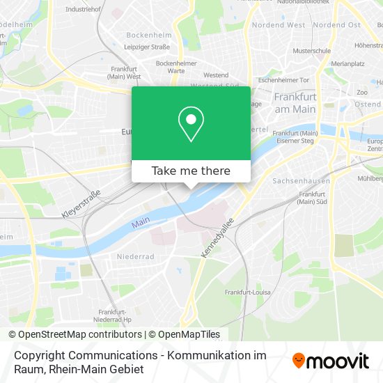 Copyright Communications - Kommunikation im Raum map