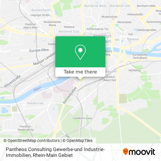 Pantheos Consulting Gewerbe-und Industrie-Immobilien map