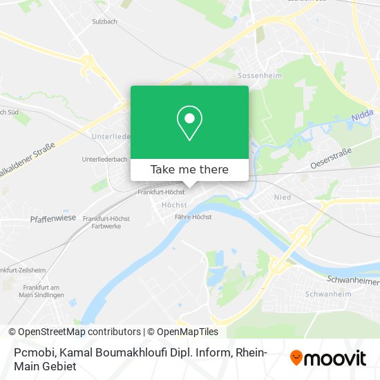 Pcmobi, Kamal Boumakhloufi Dipl. Inform map