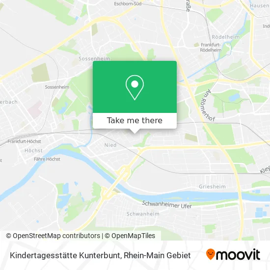 Карта Kindertagesstätte Kunterbunt