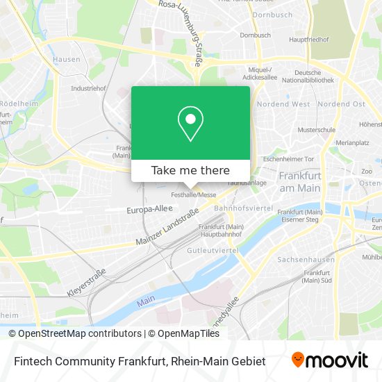Fintech Community Frankfurt map