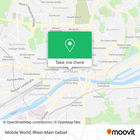 Mobile World map