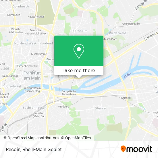 Карта Recoin