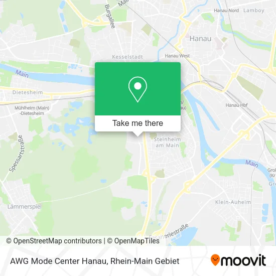 Карта AWG Mode Center Hanau
