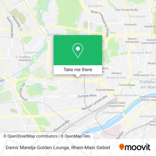 Карта Damir Marelja Golden Lounge