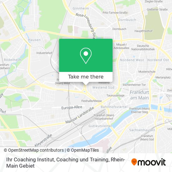 Карта Ihr Coaching Institut, Coaching und Training