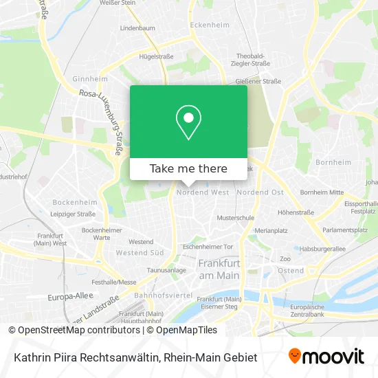 Карта Kathrin Piira Rechtsanwältin