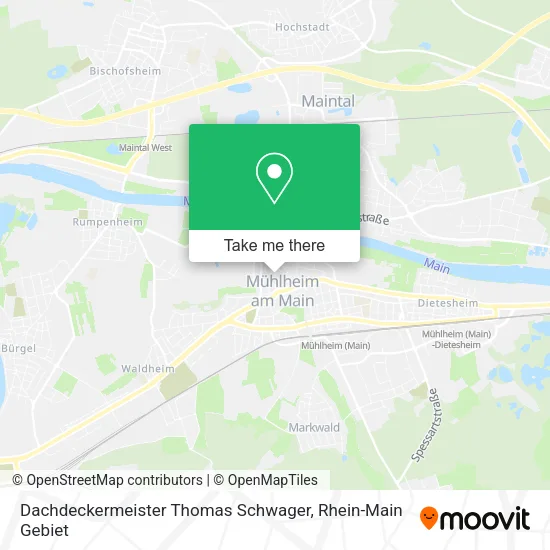 Карта Dachdeckermeister Thomas Schwager