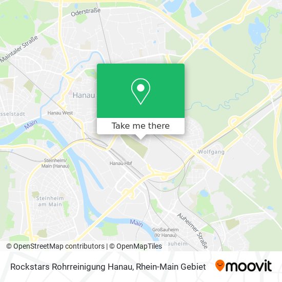 Rockstars Rohrreinigung Hanau map