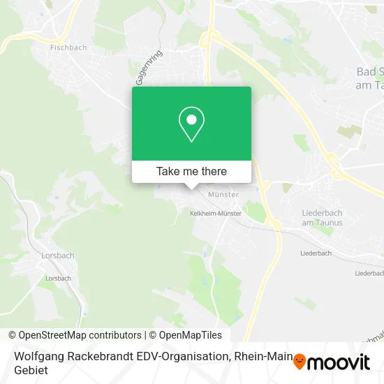 Карта Wolfgang Rackebrandt EDV-Organisation
