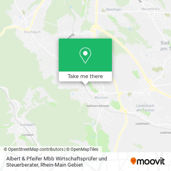 Albert & Pfeifer Mbb Wirtschaftsprüfer und Steuerberater map