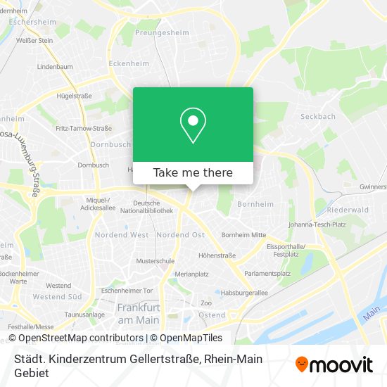 Städt. Kinderzentrum Gellertstraße map