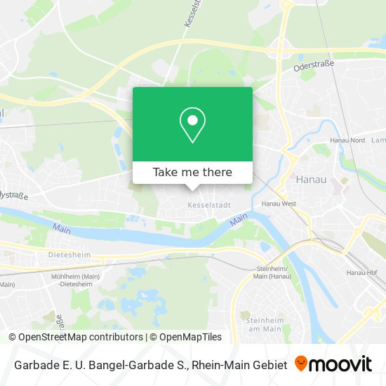 Garbade E. U. Bangel-Garbade S. map