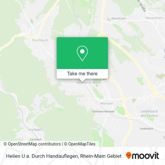 Карта Heilen U.a. Durch Handauflegen