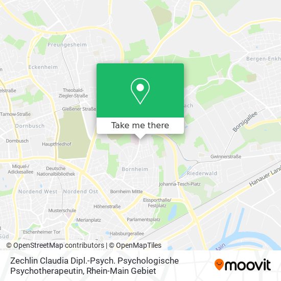 Zechlin Claudia Dipl.-Psych. Psychologische Psychotherapeutin map