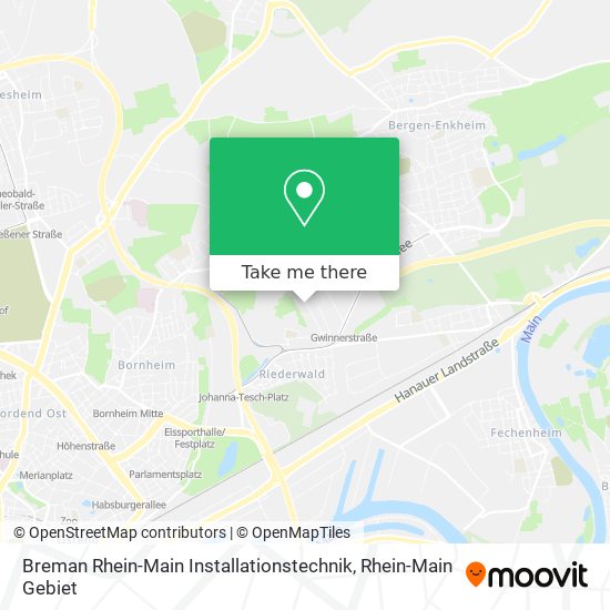Breman Rhein-Main Installationstechnik map