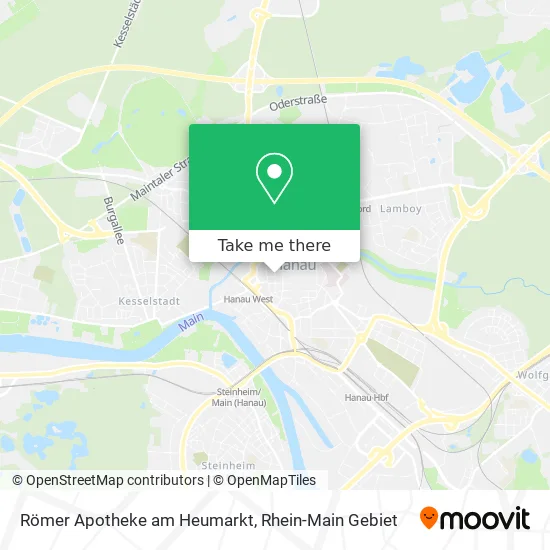 Карта Römer Apotheke am Heumarkt