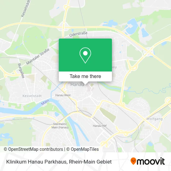 Карта Klinikum Hanau Parkhaus