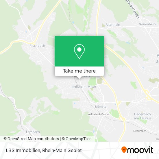 LBS Immobilien map