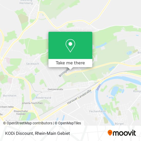 KODi Discount map