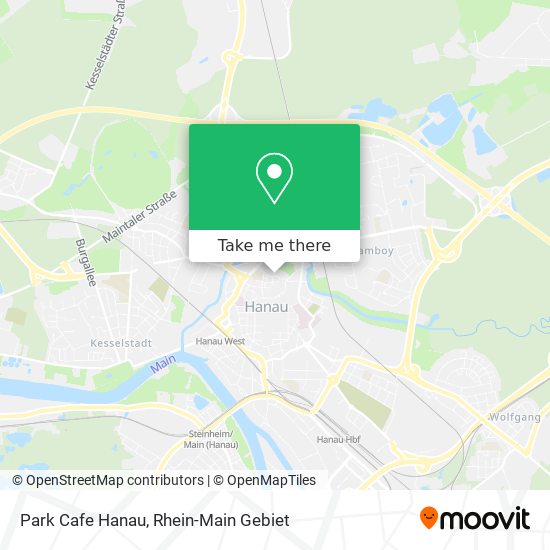 Park Cafe Hanau map