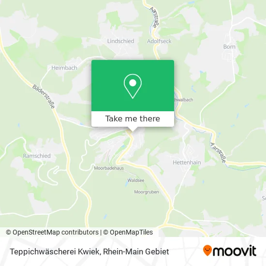 Карта Teppichwäscherei Kwiek