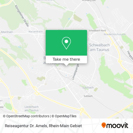 Reiseagentur Dr. Amels map