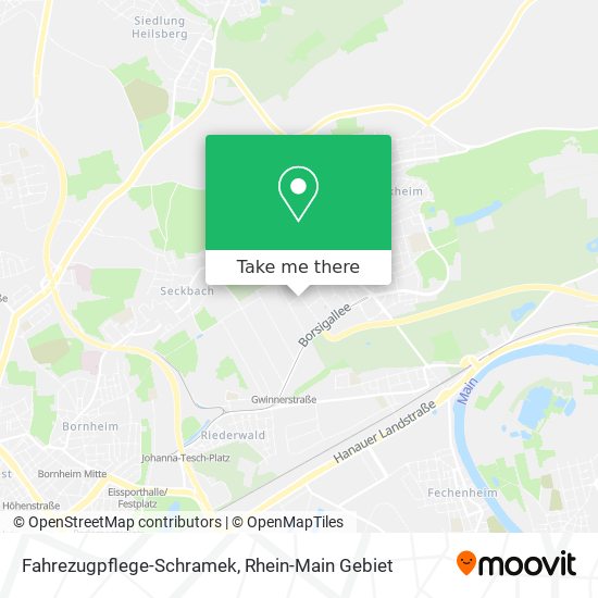 Fahrezugpflege-Schramek map