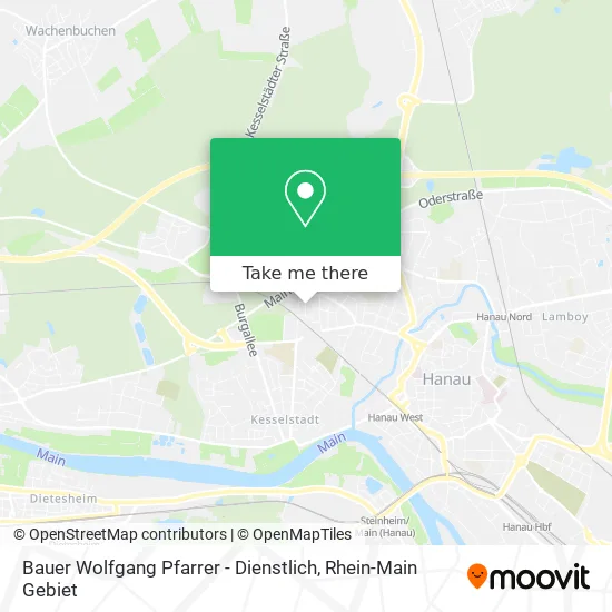 Карта Bauer Wolfgang Pfarrer - Dienstlich