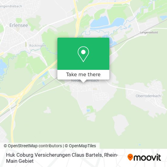 Huk Coburg Versicherungen Claus Bartels map