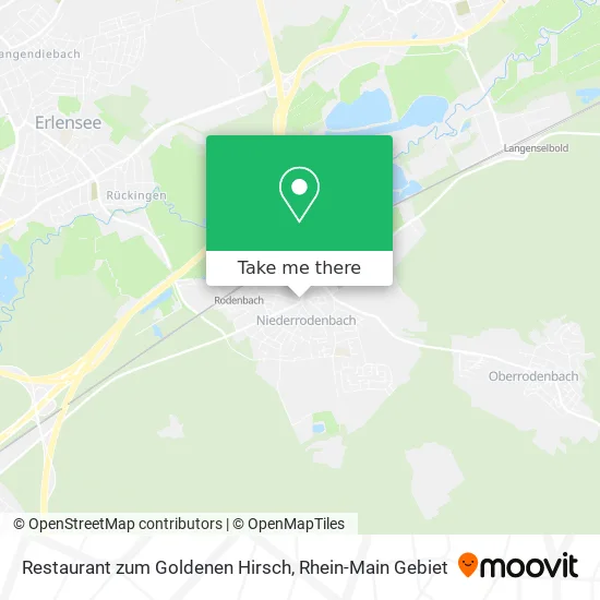 Карта Restaurant zum Goldenen Hirsch