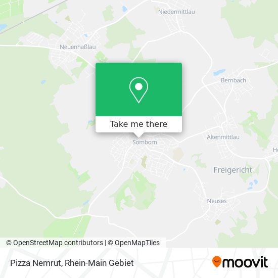 Pizza Nemrut map