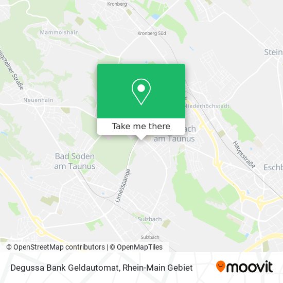 Degussa Bank Geldautomat map