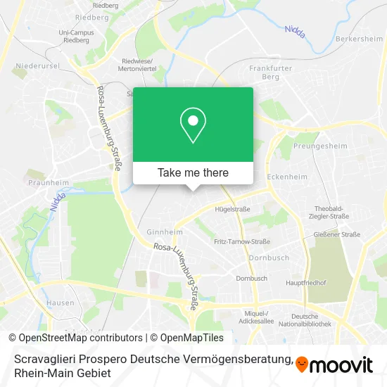Карта Scravaglieri Prospero Deutsche Vermögensberatung
