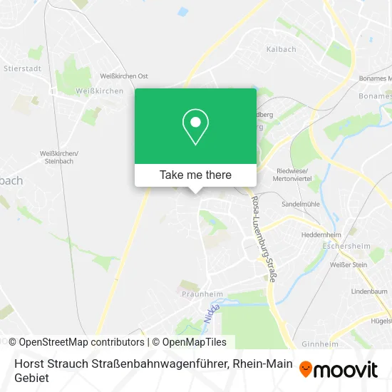 Карта Horst Strauch Straßenbahnwagenführer