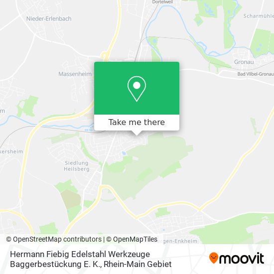 Hermann Fiebig Edelstahl Werkzeuge Baggerbestückung E. K. map