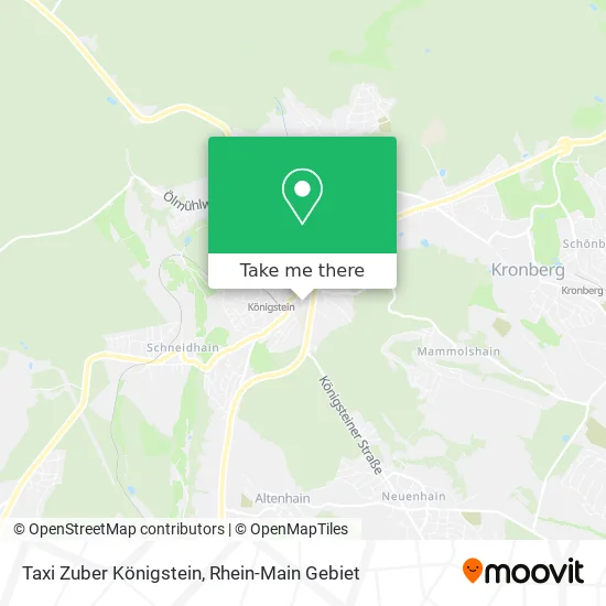Карта Taxi Zuber Königstein