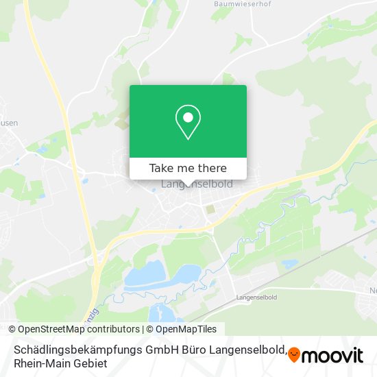 Schädlingsbekämpfungs GmbH Büro Langenselbold map