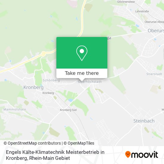 Engels Kälte-Klimatechnik Meisterbetrieb in Kronberg map