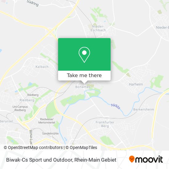 Biwak-Cs Sport und Outdoor map