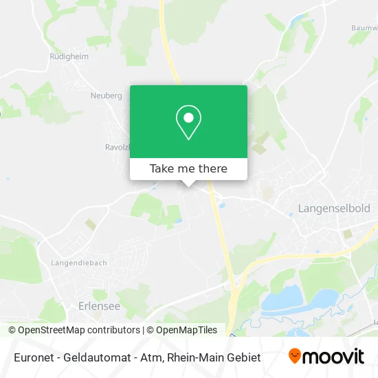 Карта Euronet - Geldautomat - Atm