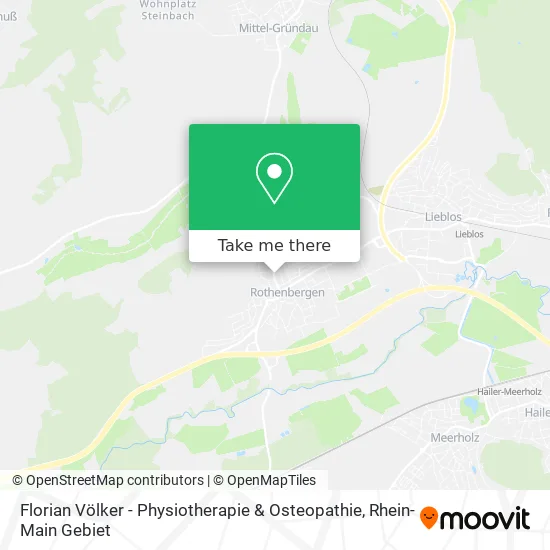 Карта Florian Völker - Physiotherapie & Osteopathie
