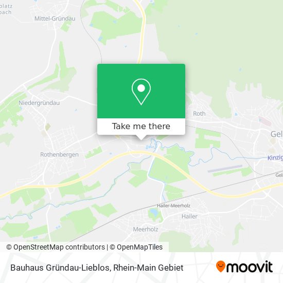 Bauhaus Gründau-Lieblos map