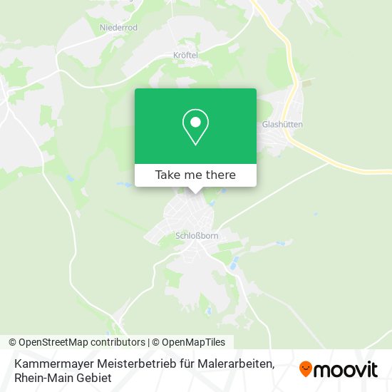 Kammermayer Meisterbetrieb für Malerarbeiten map