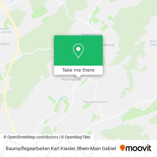 Baumpflegearbeiten Karl Kiesler map